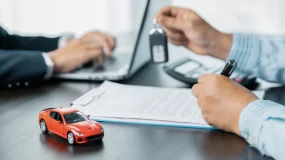 Woman wondering about personal or commercial auto insurance